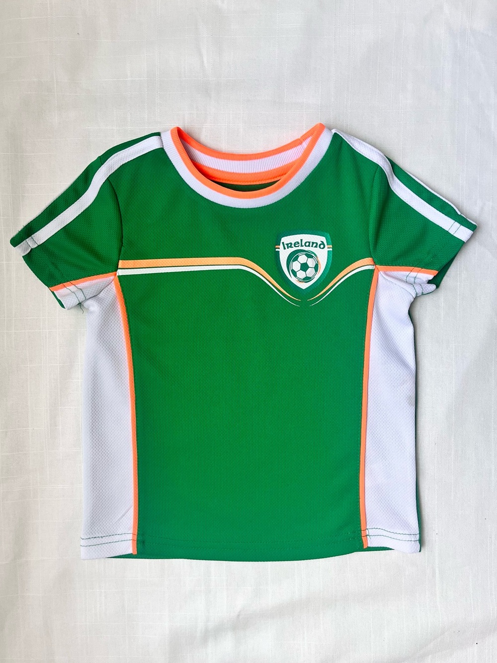 Ireland Soccer Short Sleeve Jersey for Kids – Green/White 4